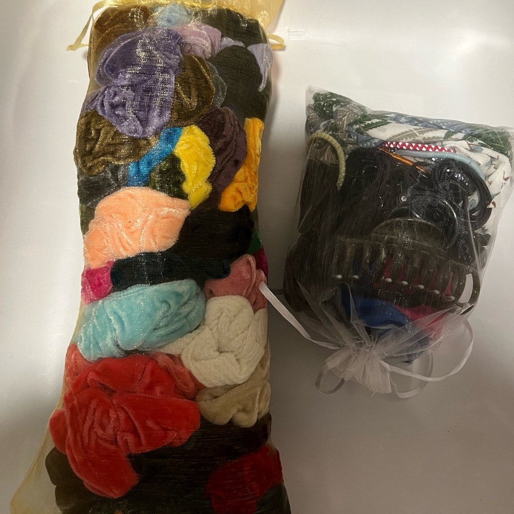 hair ties and accessories